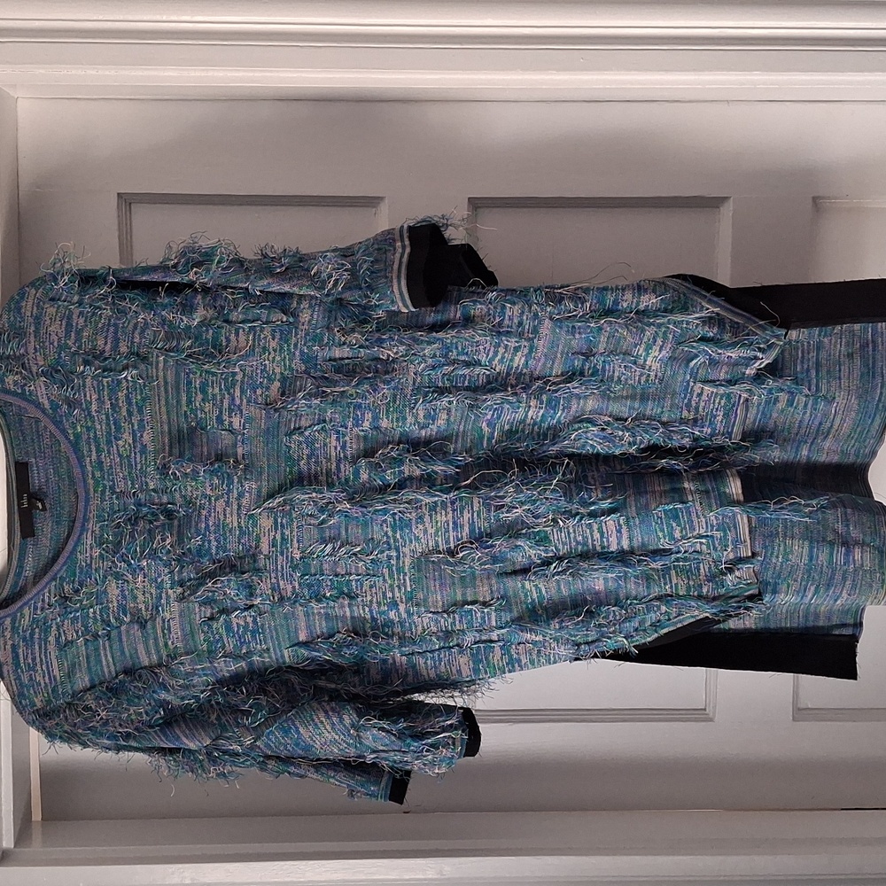 Behno Multicolor Textured Tunic - Picture 2 of 6